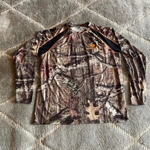 Mossy oak dri fit camo long sleeve shirt